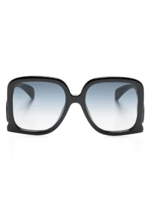 Gucci Eyewear キャットアイ サングラス | ブラック | FARFETCH JP