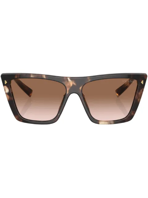Prada Eyewear square-frame tortoiseshell-effect sunglasses