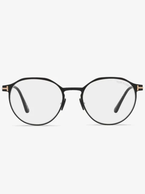 TOM FORD Eyewear round-frame raised-bridge glasses