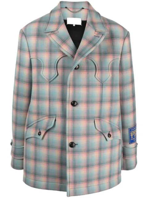 Maison Margiela abrigo Pendleton