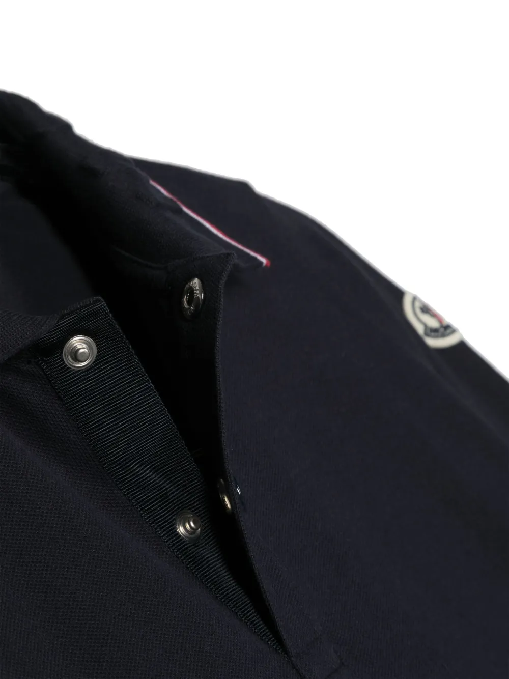  Moncler Enfant Logo-patch Polo Shirt - Blue 