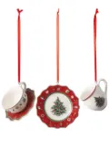 Villeroy & Boch Toy's Delight ornaments (set of three) - Red