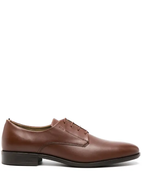 BOSS zapatos derby con tacón de 30mm