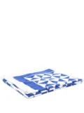 Christian Dior Pre-Owned 2000s geometric print beach towel - Blue