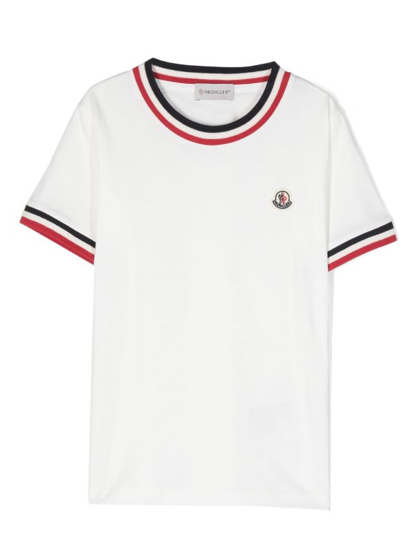 Moncler logo-patch Cotton T-shirt - Farfetch
