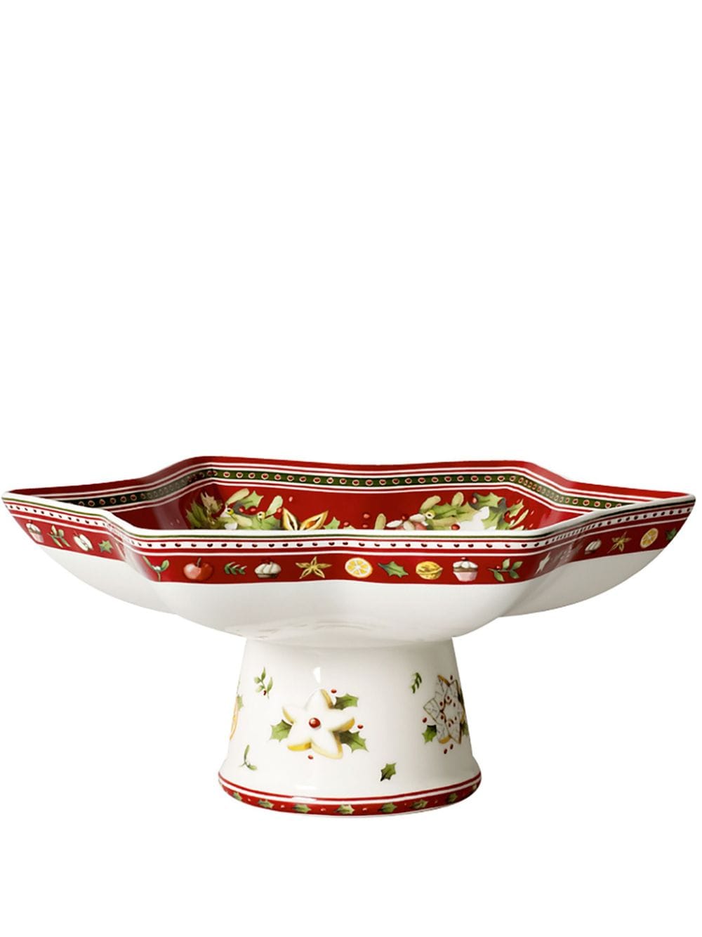 Villeroy & Boch Winter Bakery Delight Porcelain Star Bowl In Rot