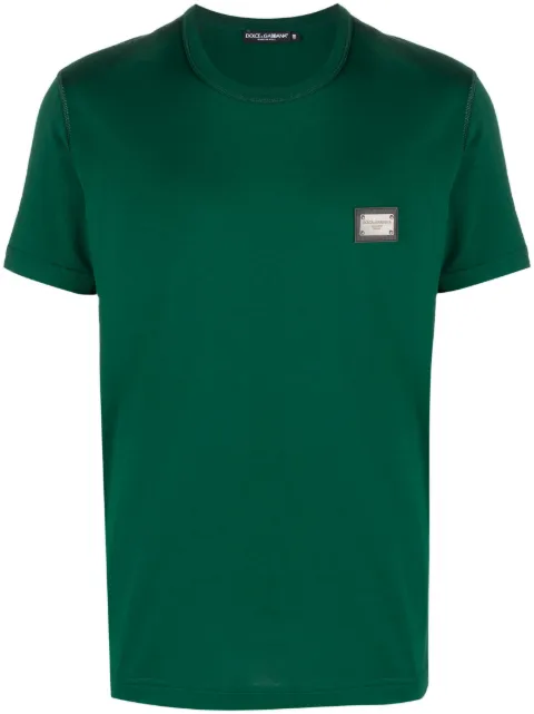 Dolce & Gabbana logo-patch cotton T-shirt