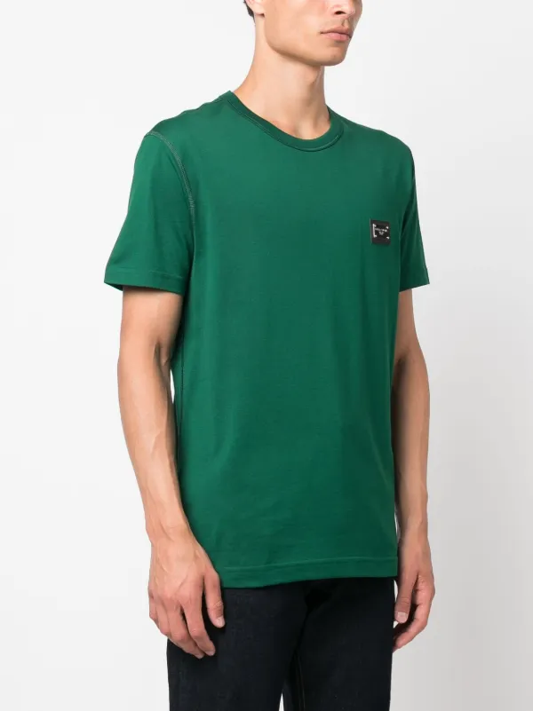 Tシャツ・カットソー DOLCE & GABBANA cotton t-shirt with logo patch Dolce & Gabbana Cotton T-Shirt With Patch | Sendegaro US