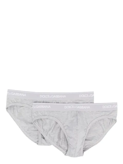 Dolce & Gabbana logo-waistband cotton-blend brief 