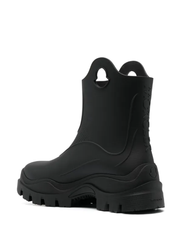 国内発送★Moncler★Misty  レインブーツ Moncler Misty レインブーツ | ブラック | FARFETCH JP