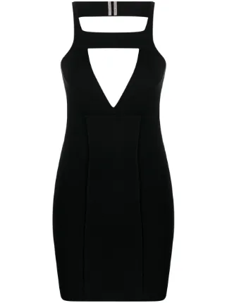 ワンピース Rick Owens Jersey Mini Dress RICK OWENS Stretch-jersey mini dress | NET-A-PORTER
