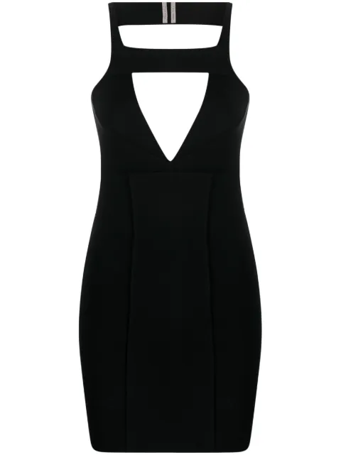 Rick Owens vestido sin mangas con espalda descubierta