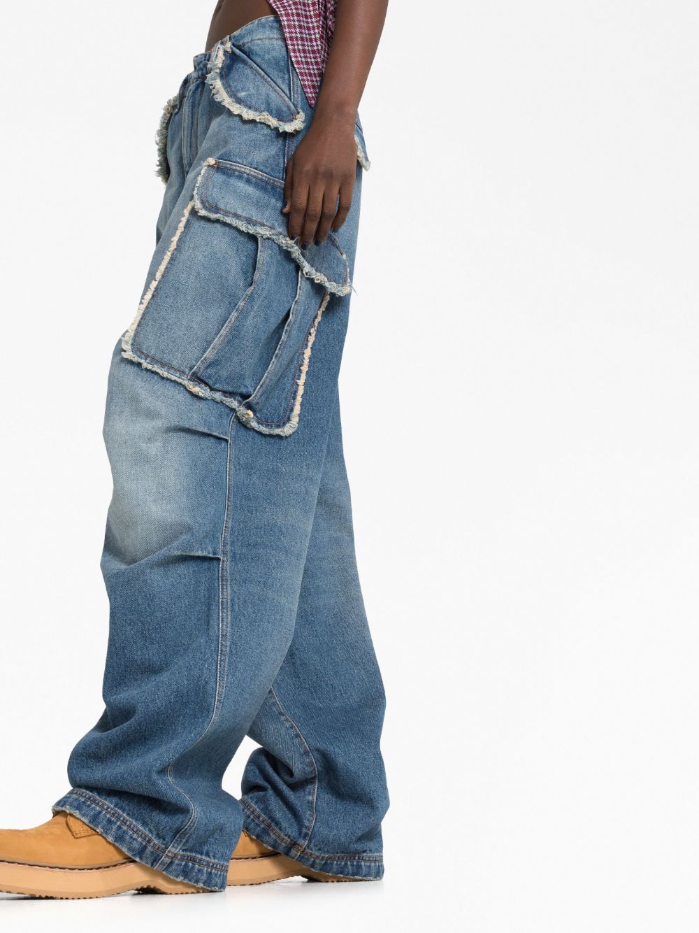 DARKPARK Low waist jeans Blauw