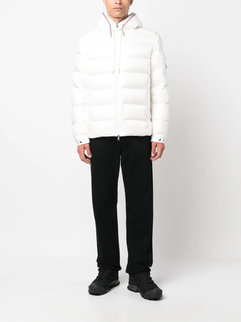 Moncler Pavin zip-up padded jacket - Wit