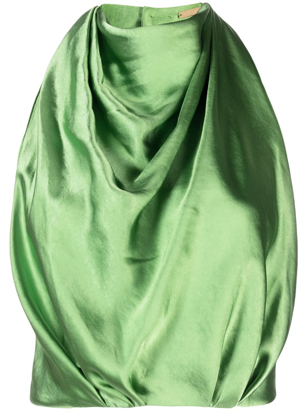 Cult Gaia Adrienne satin-weave top - Green