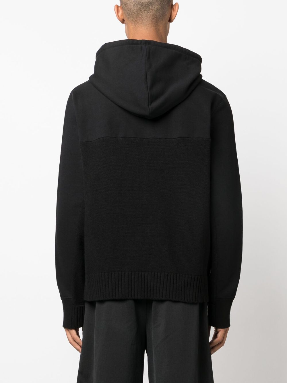 Shop Alexander Mcqueen Logo-print Cotton Hoodie In Schwarz