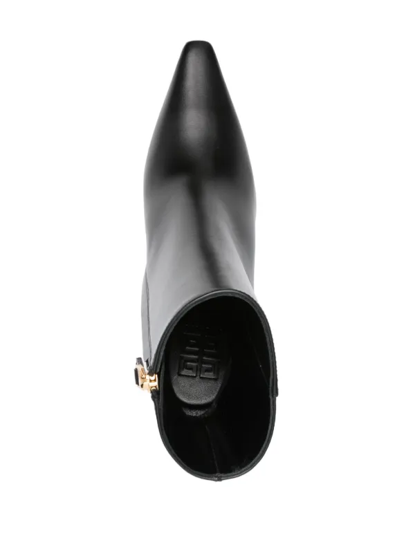 Givenchy G Cube 90mm leather ankle boots women Calf Leather Calf Leather Rubber Calf Leather 37 Black