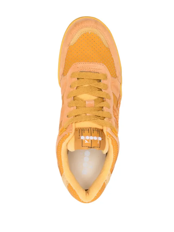 Diadora yellow trainers best sale