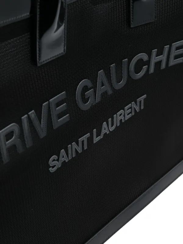 Saint Laurent リヴ ゴーシュ トートバッグ | ブラック | FARFETCH JP
