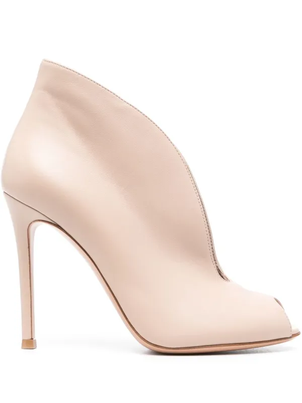Gianvito Rossi Vamp 100mm Leather Pumps Farfetch
