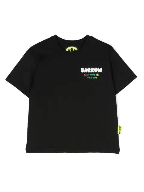 Barrow kids logo-print cotton T-shirt 