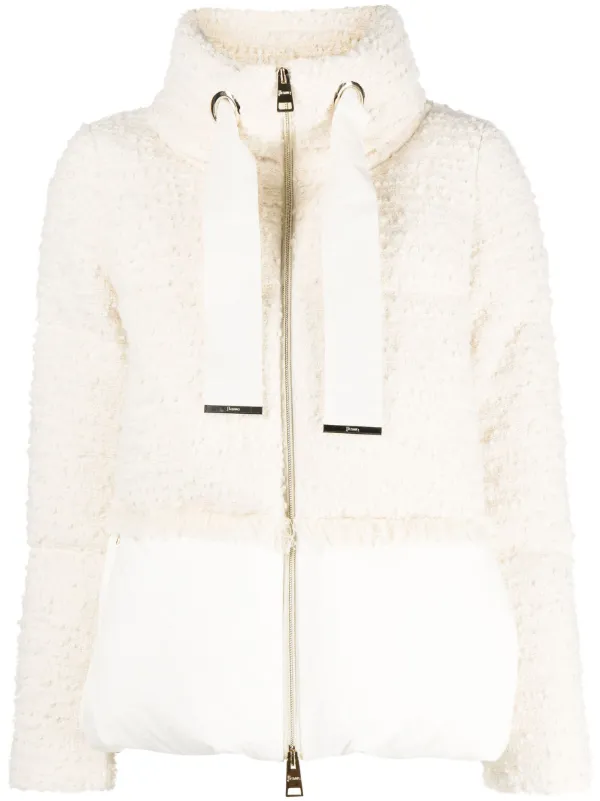 White 2025 padded parka