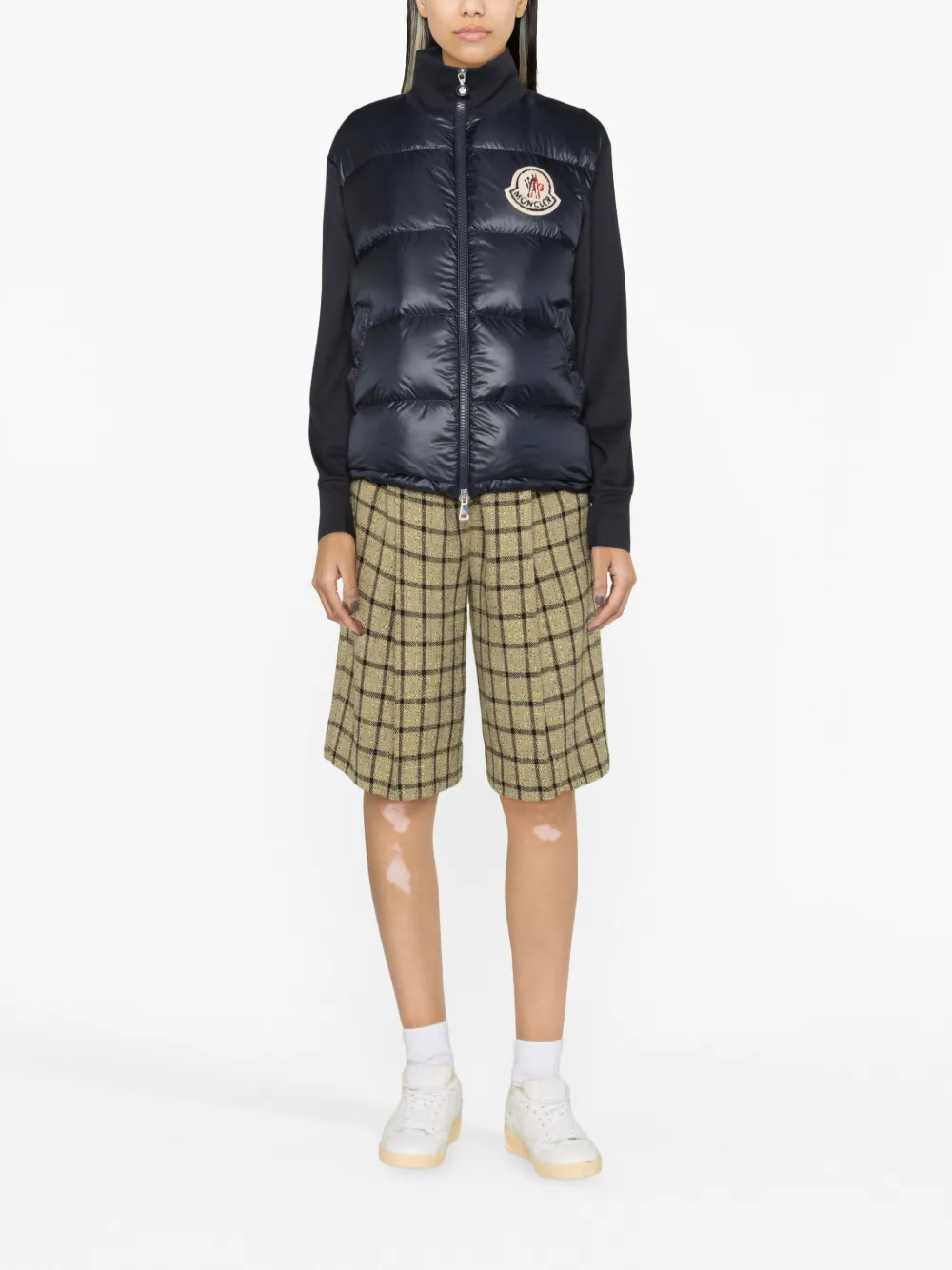 Image 2 of Moncler logo-patch padded jacket