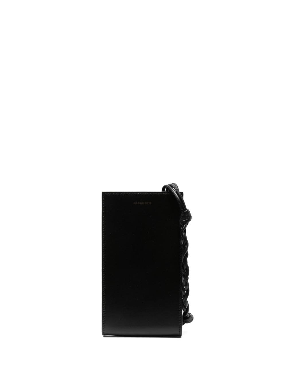 Jil Sander Tangle leather phone case