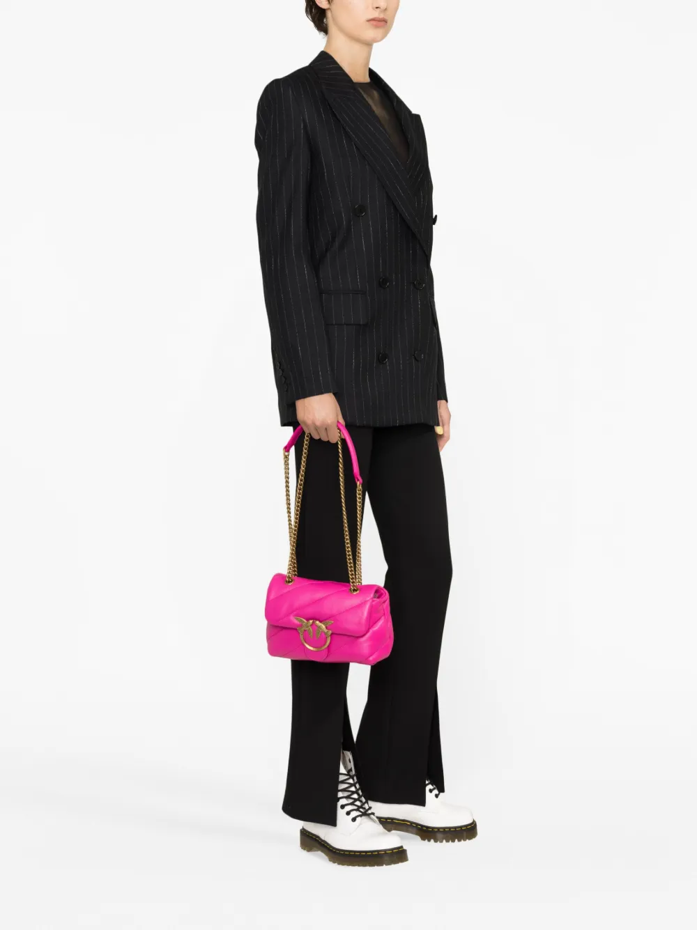 PINKO Baby Love Puff crossbodytas Roze