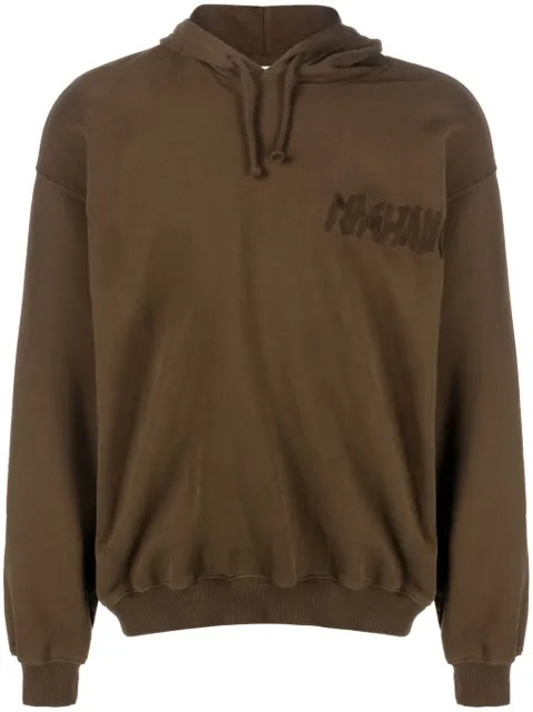 Magliano logo-embroidered cotton hoodie