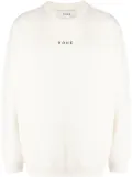 Róhe logo-print long-sleeved sweatshirt - Neutrals