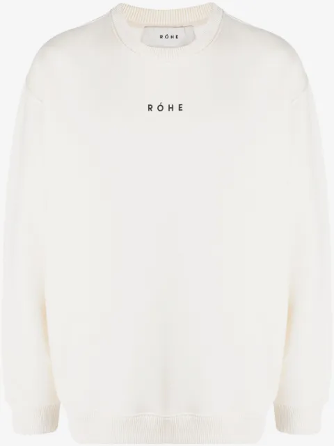 Róhe sudadera con logo estampado