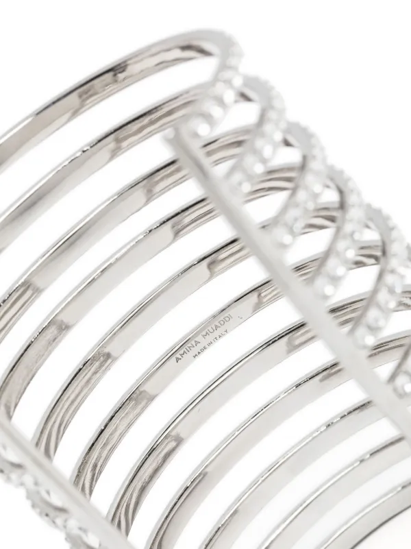 【関税&送料込】Amina Muaddi Vittoria Brass Cuff Bracelet Amina Muaddi VITTORIA BRASS CUFF BRACELET | tizianafausti