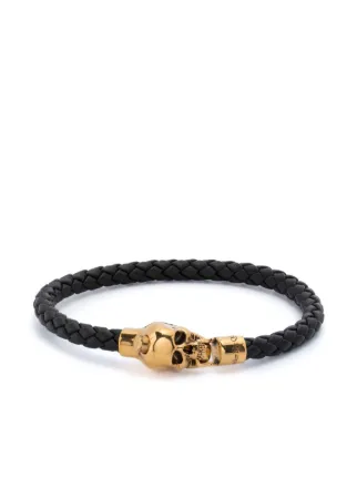 Alexander McQueen ブレスレット レザー ドクロ（Alexander McQueen 