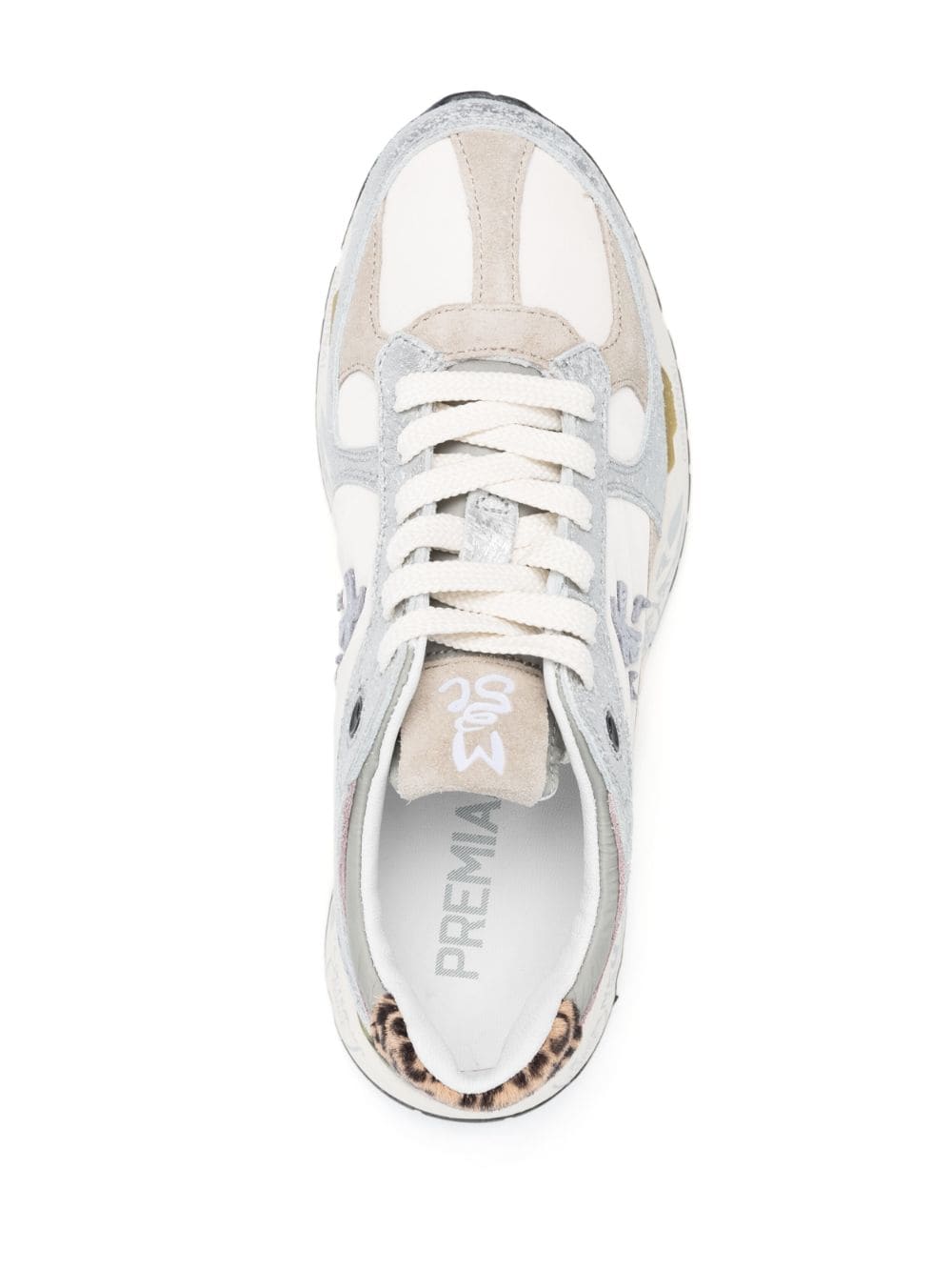 Shop Premiata Mase Panelled Sneakers In Neutrals