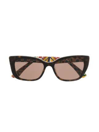 ディズニープリンセスのベビーグッズも大集合 Dolce & ラウンドサングラス トータスシェル Eyewear Gabbana 小物