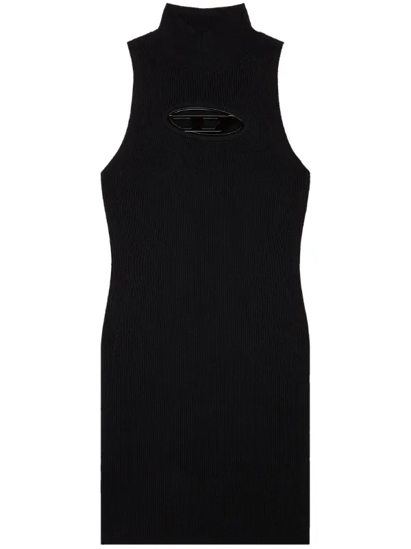 セットアップ DIESEL M-VERA KNITTED MINI DRESS DIESEL M-Vera Knitted Mini Dress in Black | Lyst