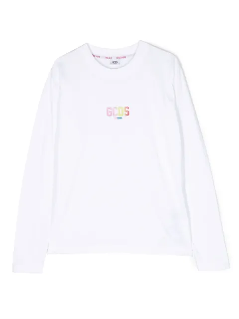 Gcds Kids logo-print cotton T-shirt