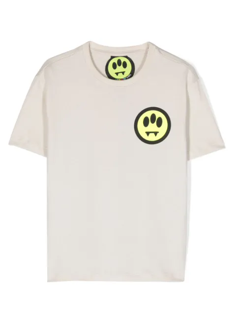 Barrow kids smiley-face branded T-Shirt 