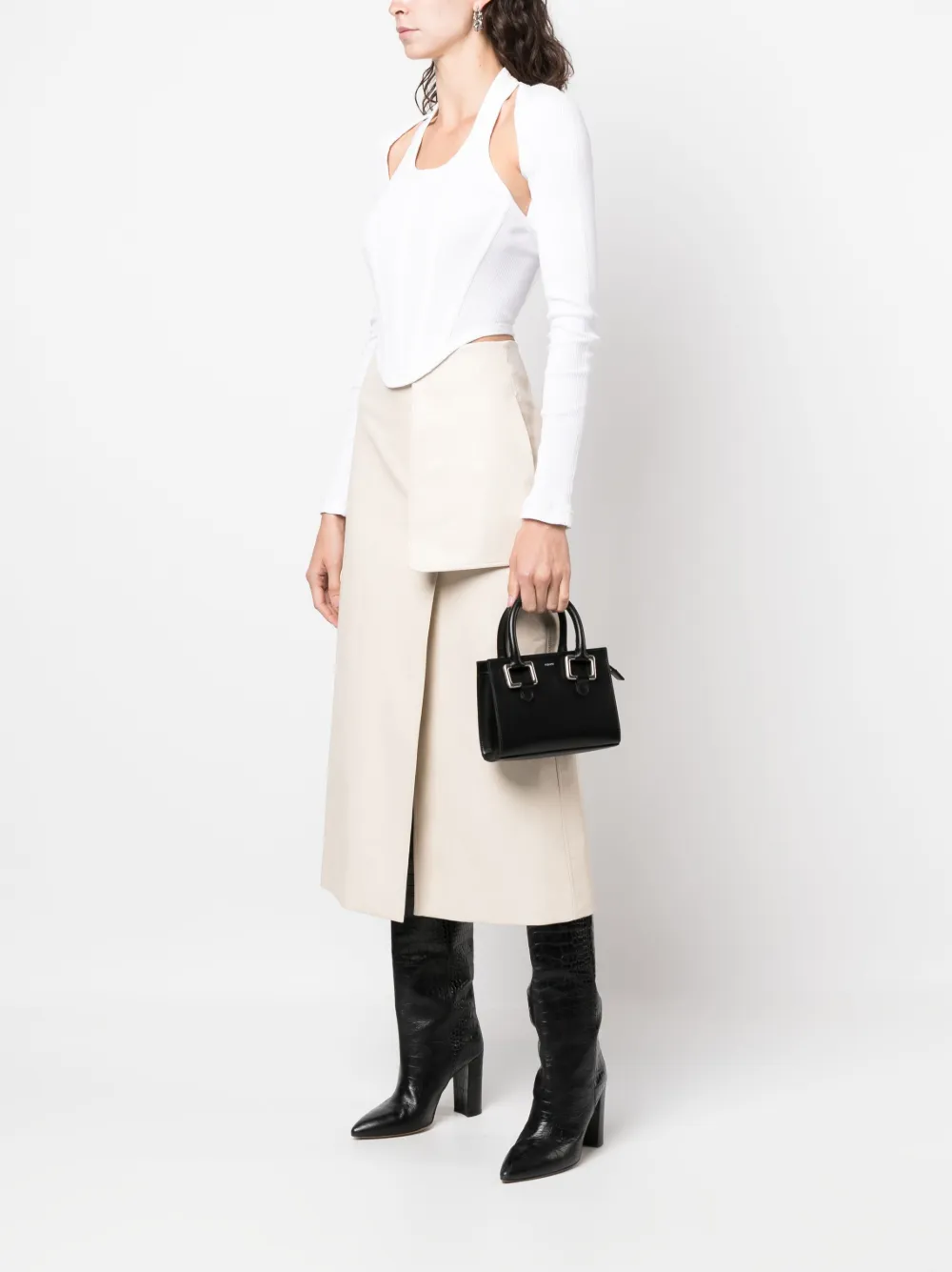 Coperni mini Emoji tote bag - Zwart
