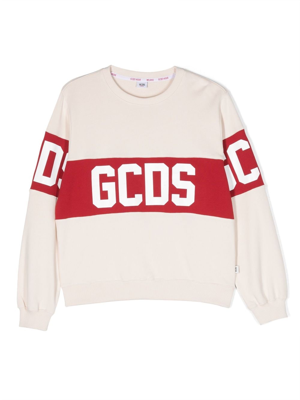 Gcds Kids logo-print crew-neck Sweatshirt - Farfetch