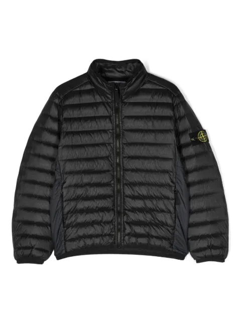 Stone Island Junior Compass-patch padded jacket 