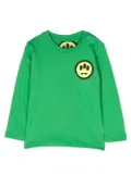 Barrow kids logo-print cotton T-shirt - Green