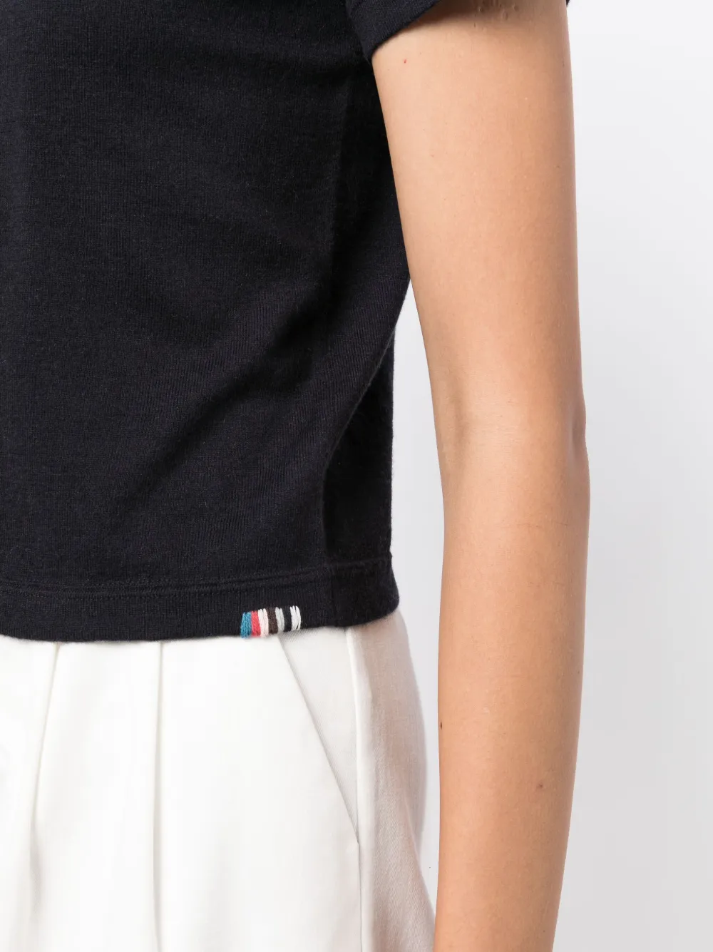 extreme cashmere Gebreide T-shirt Blauw
