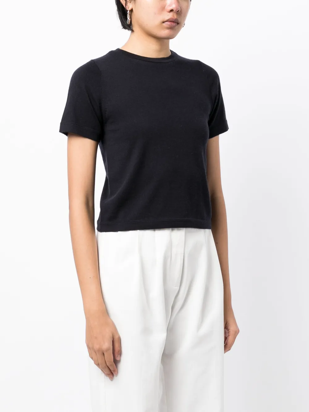 extreme cashmere Gebreide T-shirt Blauw