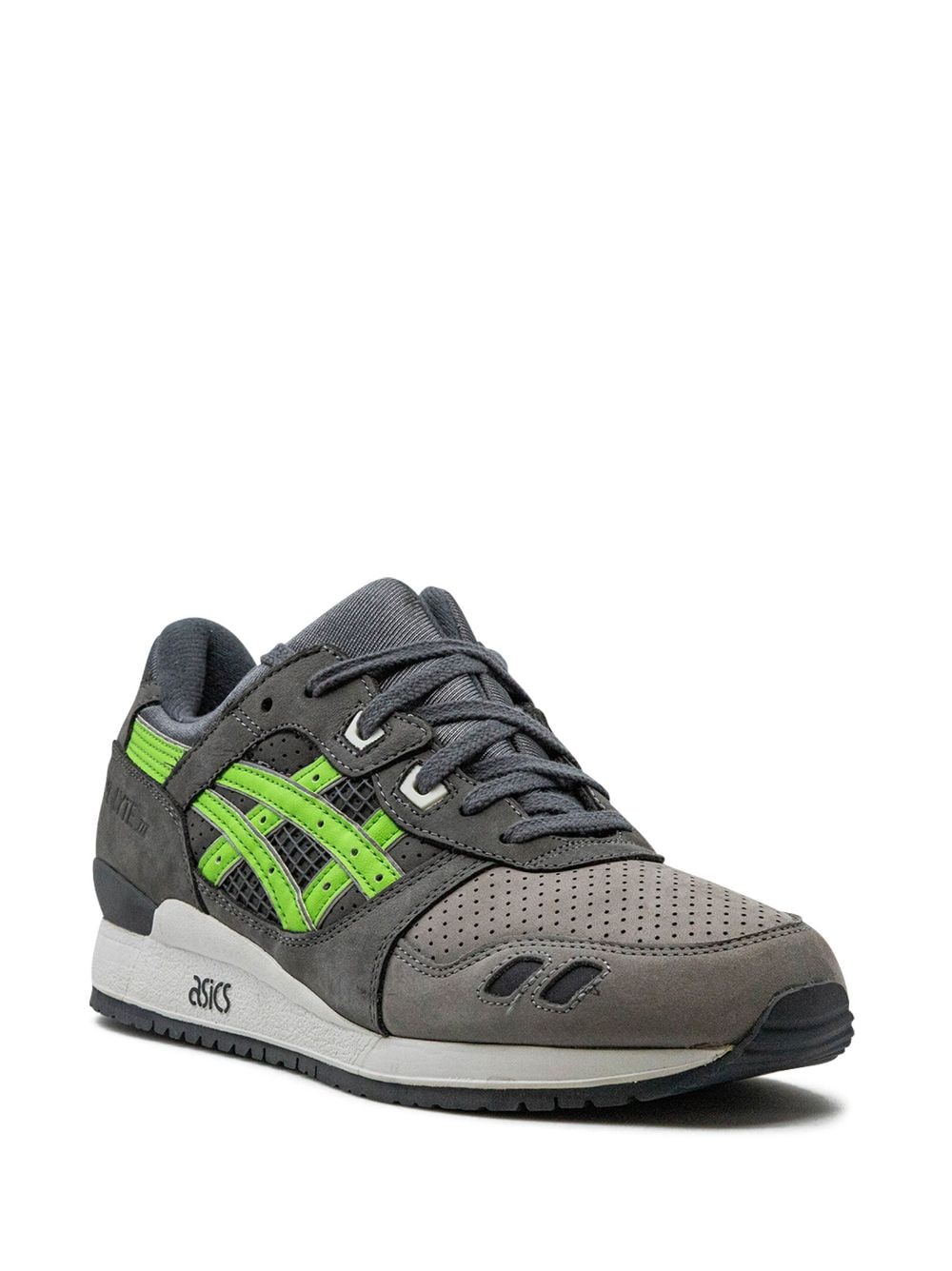 Shop Asics X Ronnie Fieg Gel-lyte Iii "super Green (f&f)" Sneakers In Grey
