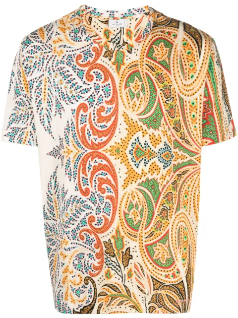 ETRO paisley-print cotton T-shirt