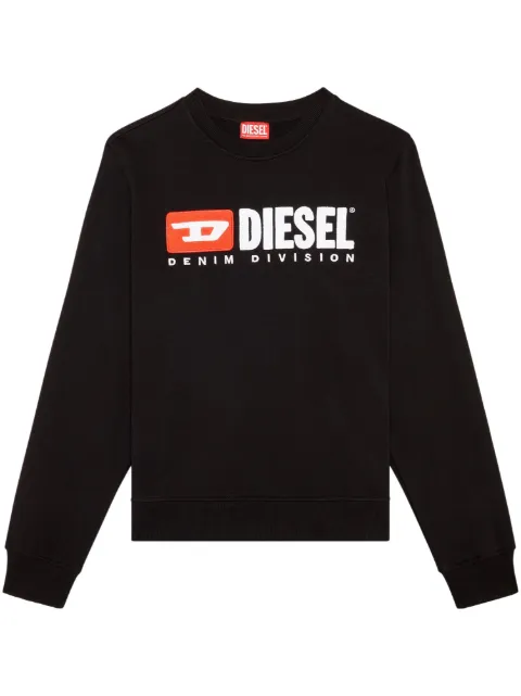 Diesel sudadera S-Ginn-Div con aplique del logo