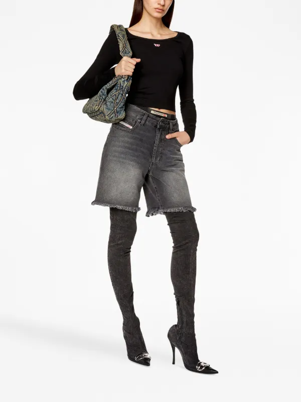 Diesel T-Ballet-D long-sleeve T-shirt | Black | FARFETCH AO