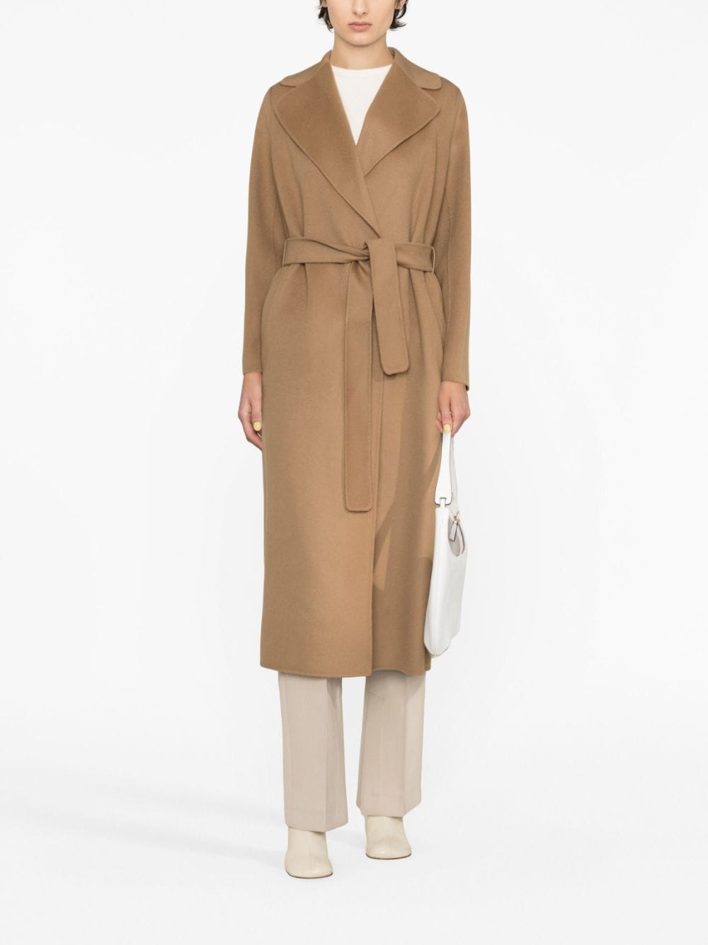 'S Max Mara Trenchcoat met ceintuur - Bruin